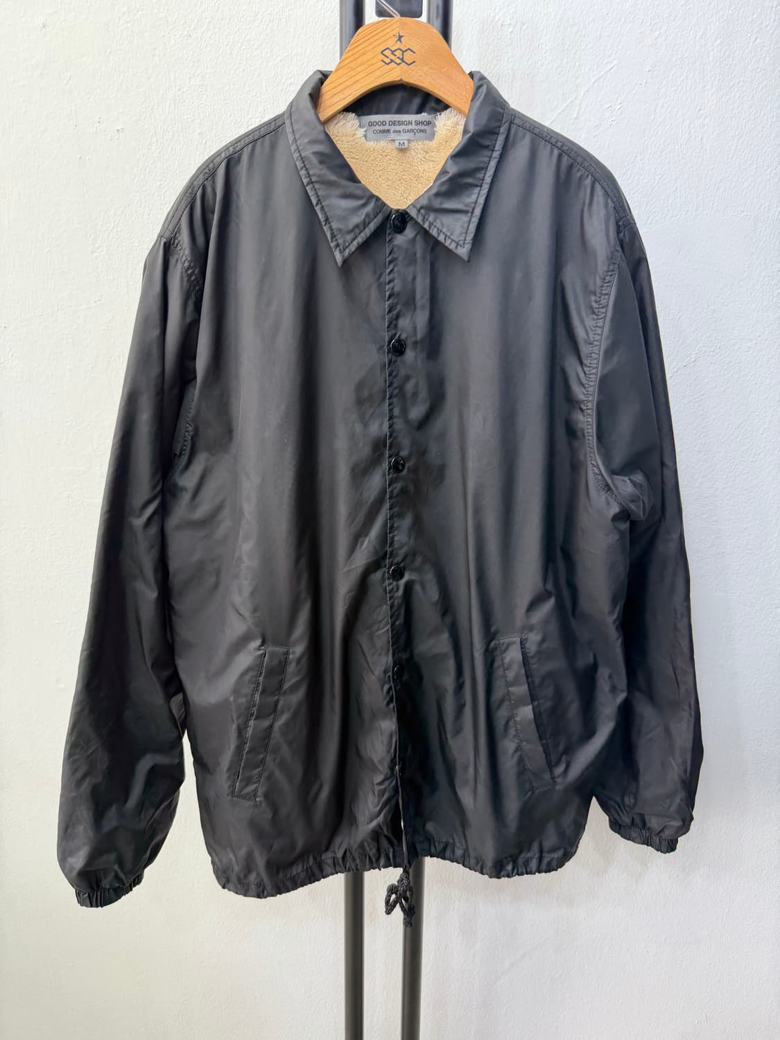 매장판정품) 꼼데가르송 블랙 코치자켓 M  상품이미지2