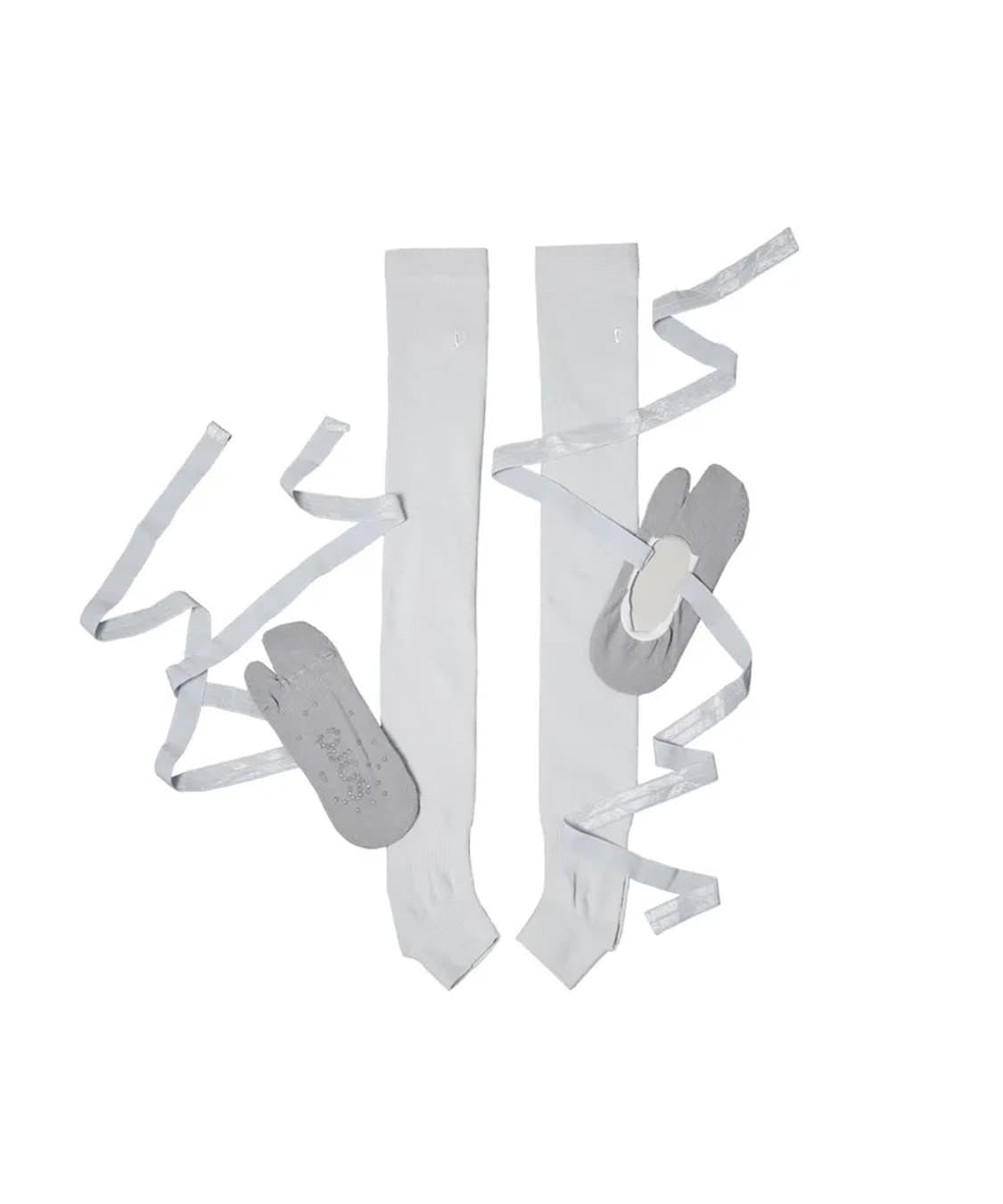 {정가 4.8 새상품} 오호스 레이어드 타비 토 삭스 그레이 상품이미지3