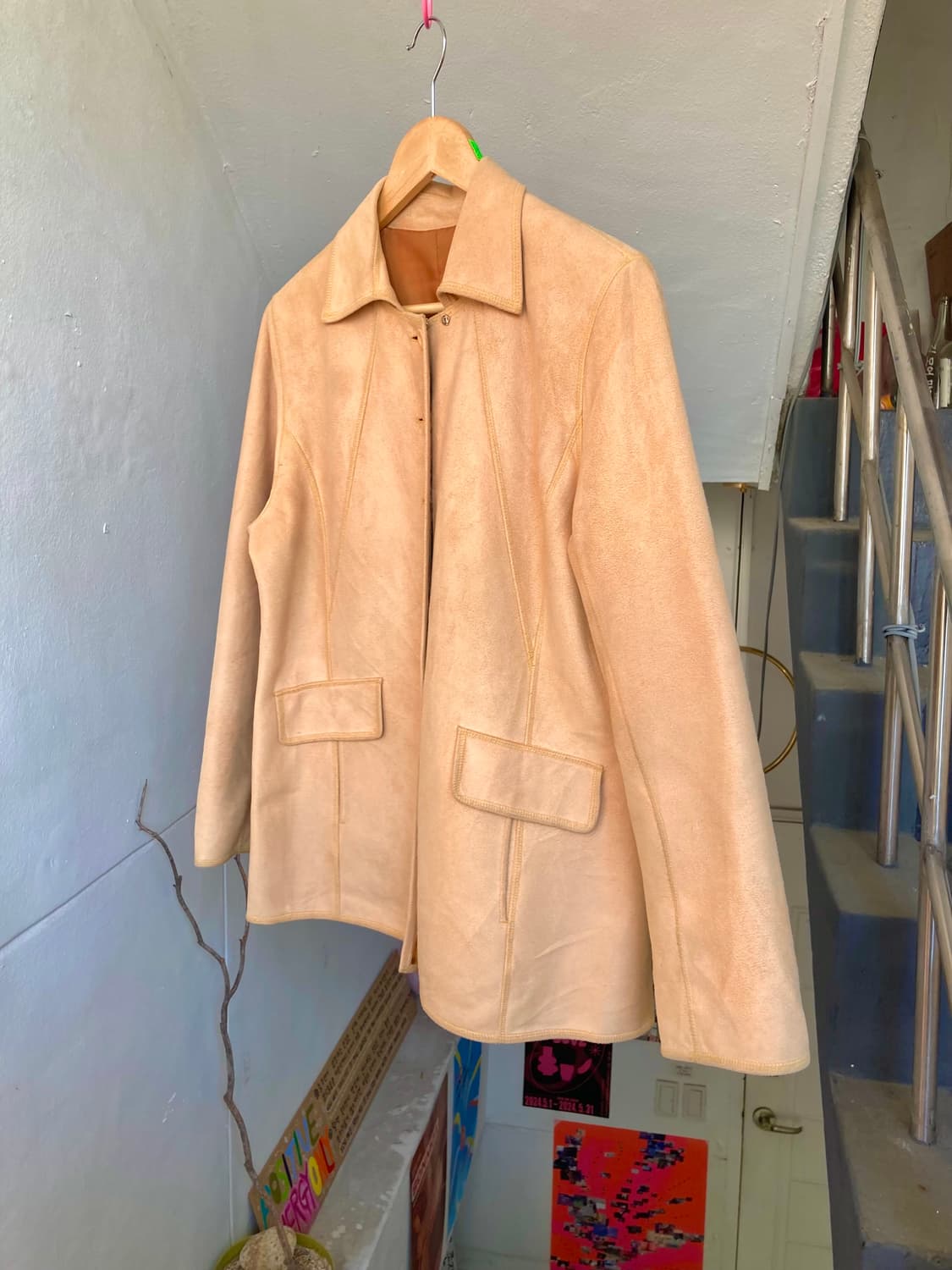 버터컬러 스웨이드 자켓 상품이미지3