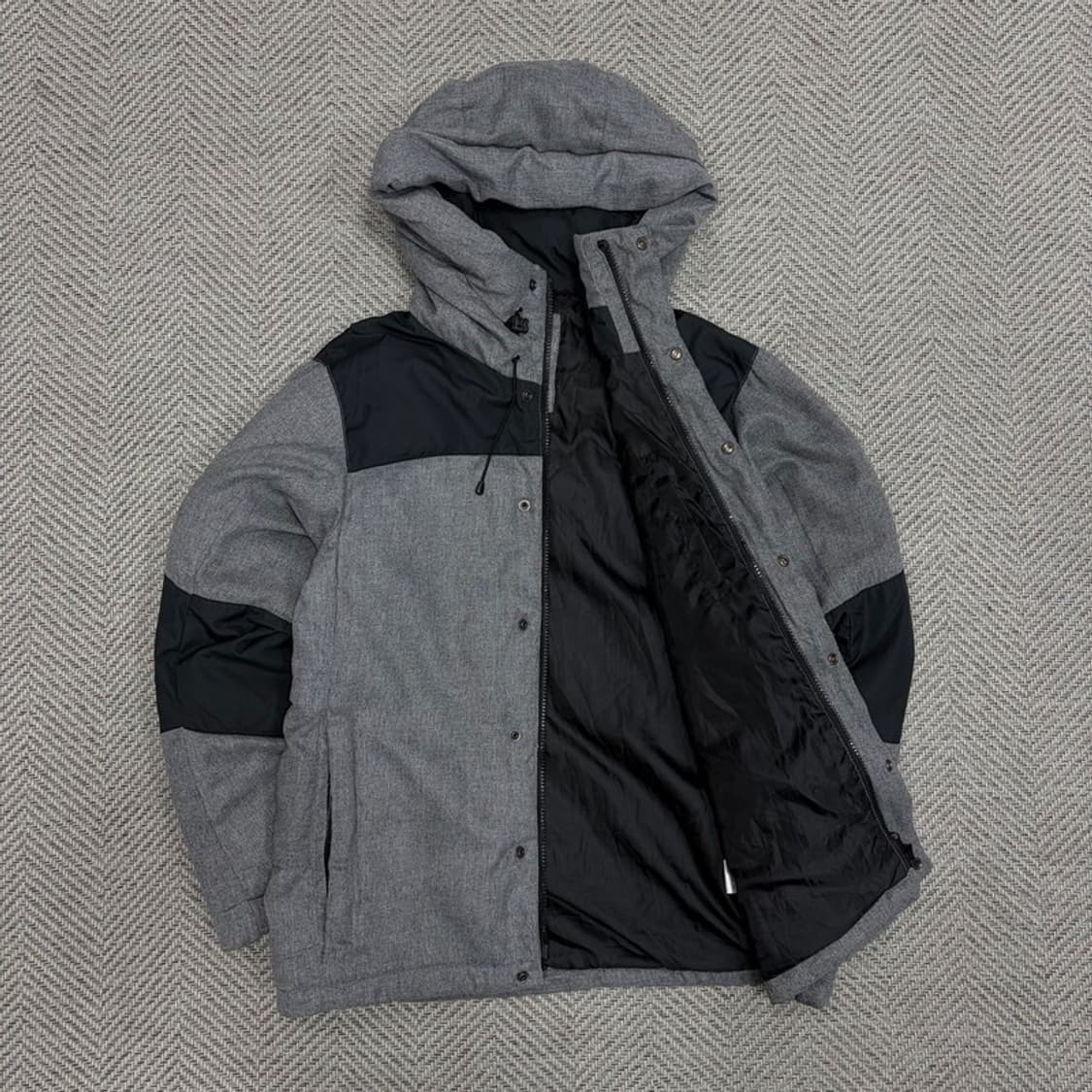 시에라디자인 배색 패딩 v1256 상품이미지5