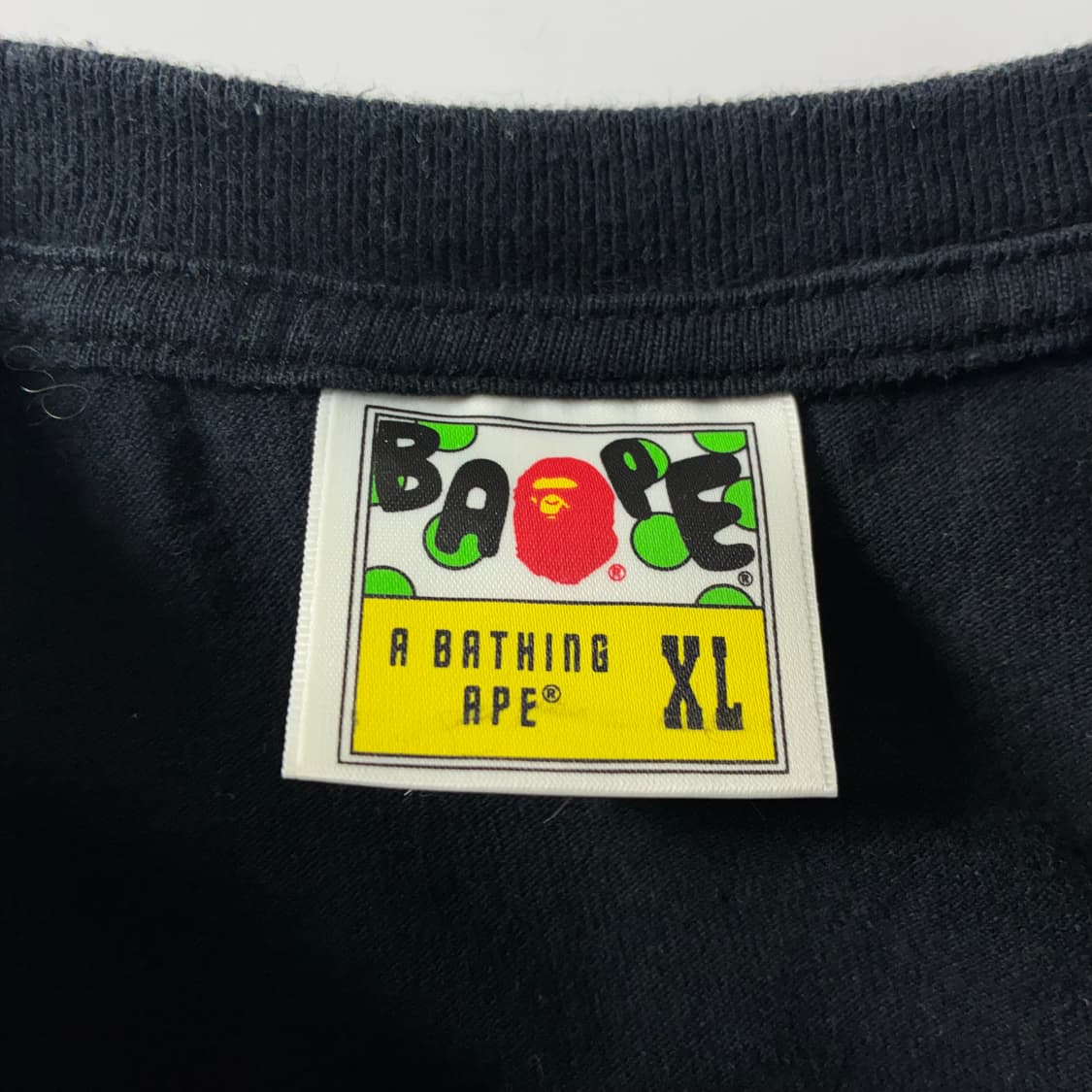 Bape  베이프 팜트리 컬리지 블랙 반팔 티셔츠  상품이미지4