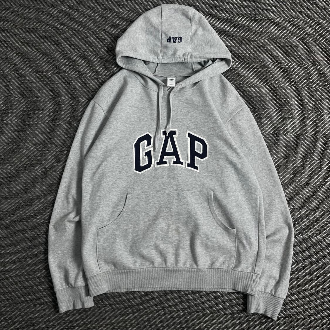 Gap 빅로고 그레이 박시핏 후드 티셔츠o 3941 상품이미지1