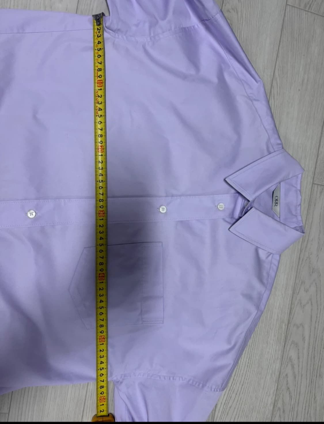 오르ORR 에어박스셔츠 라벤더S  상품이미지4