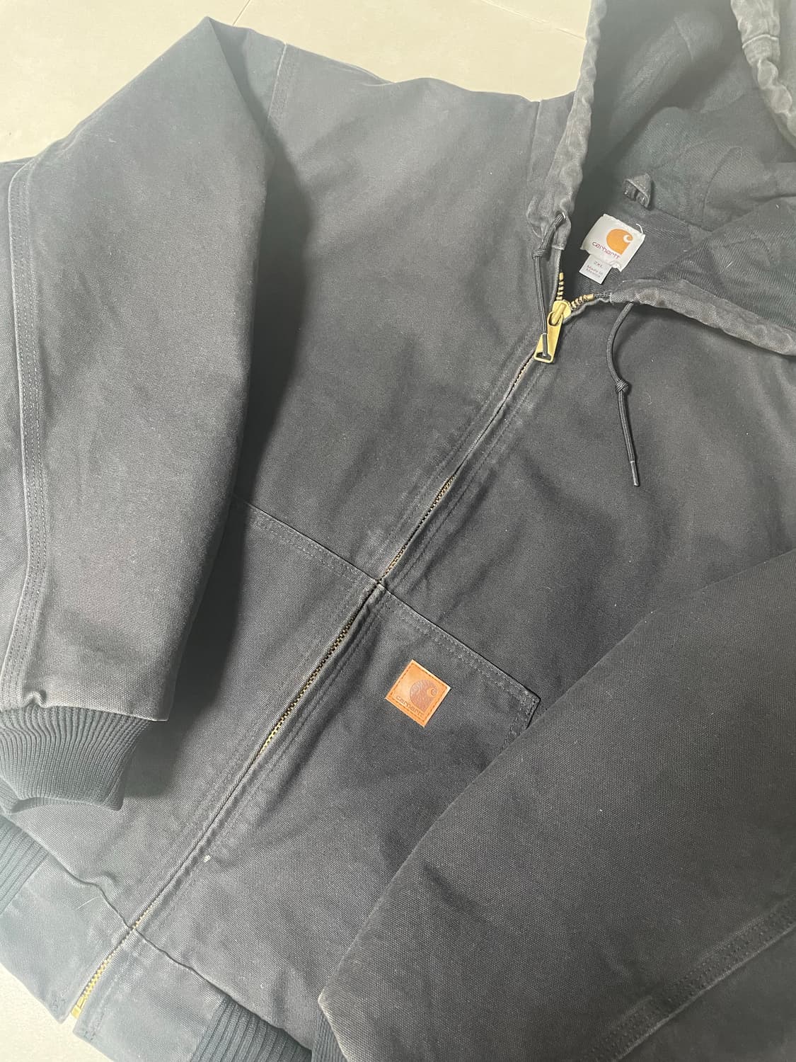 칼하트 J130 샌드스톤 액티브 자켓 (2XL) 상품이미지1