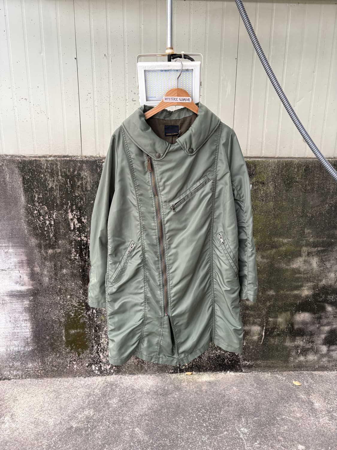 히스테릭 글래머 패딩 라이더 자켓 상품이미지1