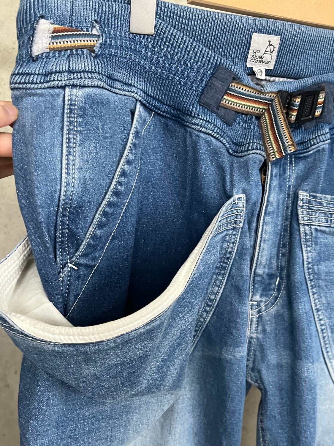 GO SLOW CARAVAN DENIM PANTS 상품이미지7