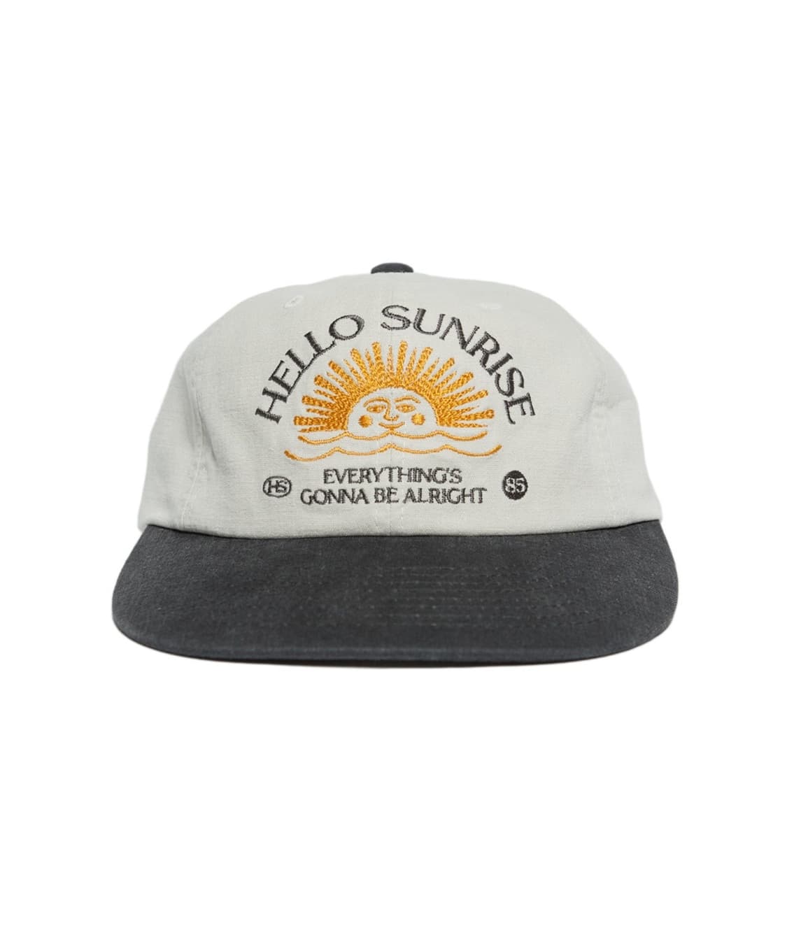 헬로 선라이즈 워시드 HS 아치 로고 6패널 캡 상품이미지1