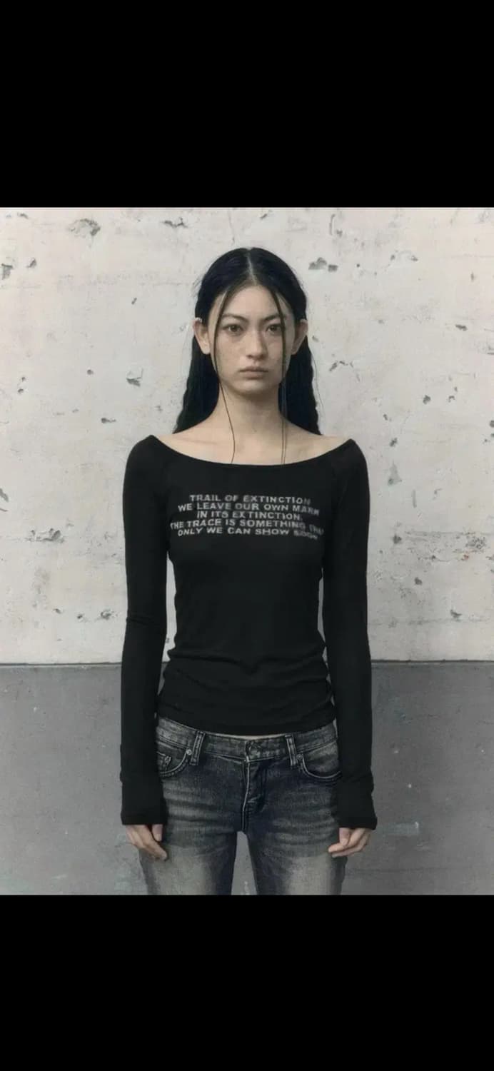 보헴서 보헤미안서울 롱슬리브 블랙 상품이미지1