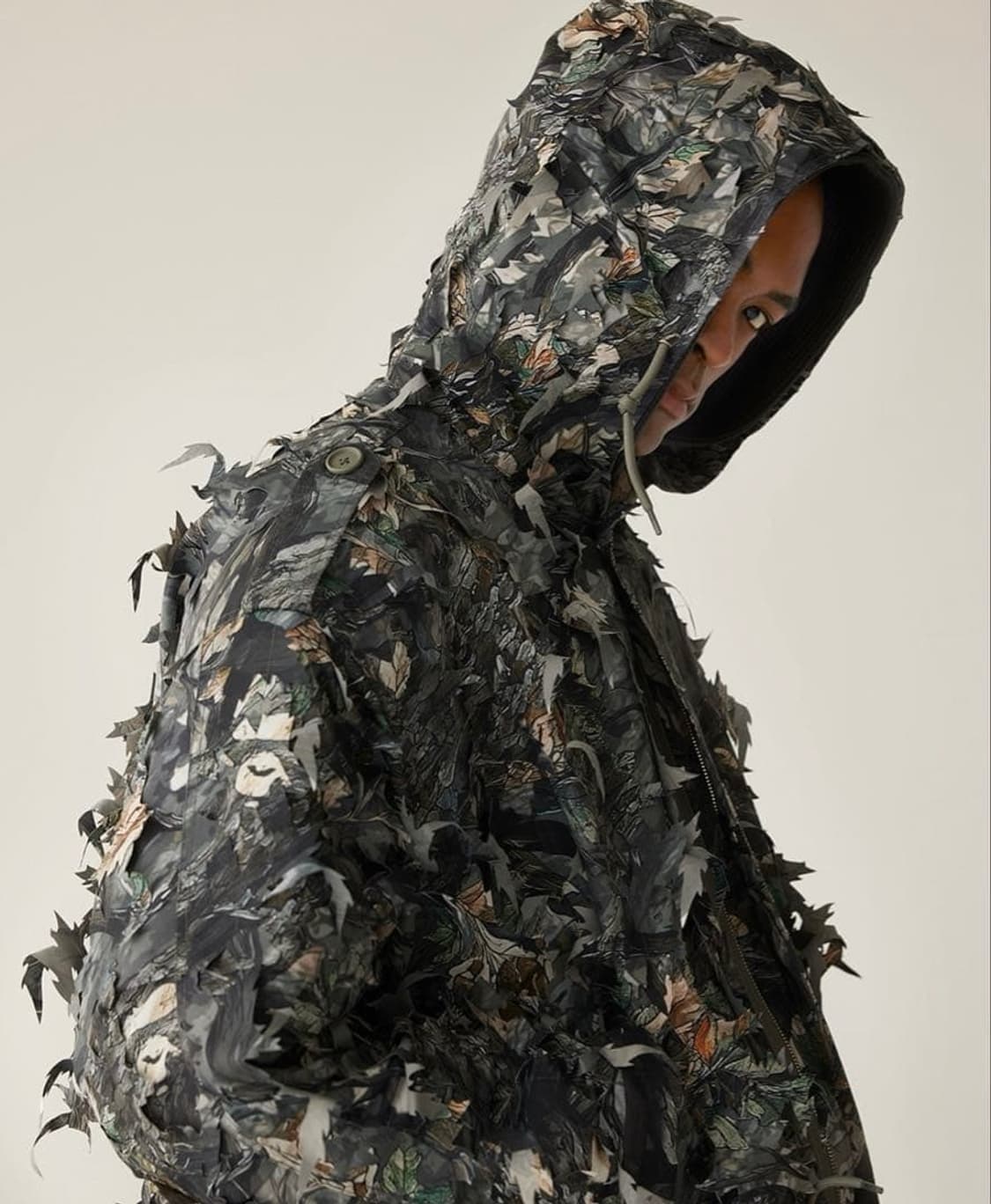 베이프 트리 엣지 카모 레이저 샤크 후드 집업 상품이미지2