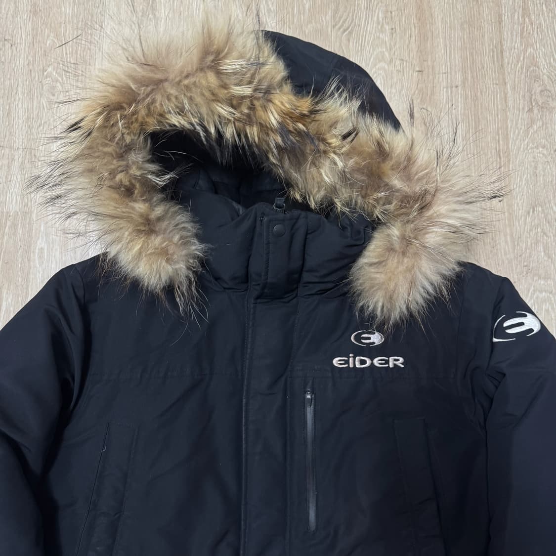 아이더 라쿤퍼 후드 덕다운 패딩 L/100  상품이미지2