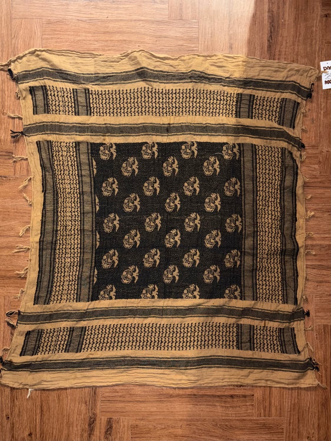 빈티지 양면 태슬 스카프 상품이미지2