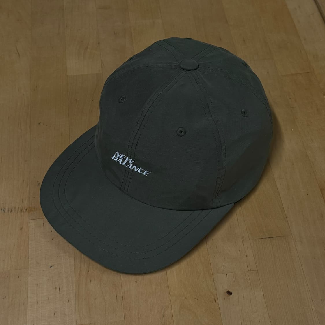 뉴발란스 패널 레터 볼캡 모자 카키 상품이미지1