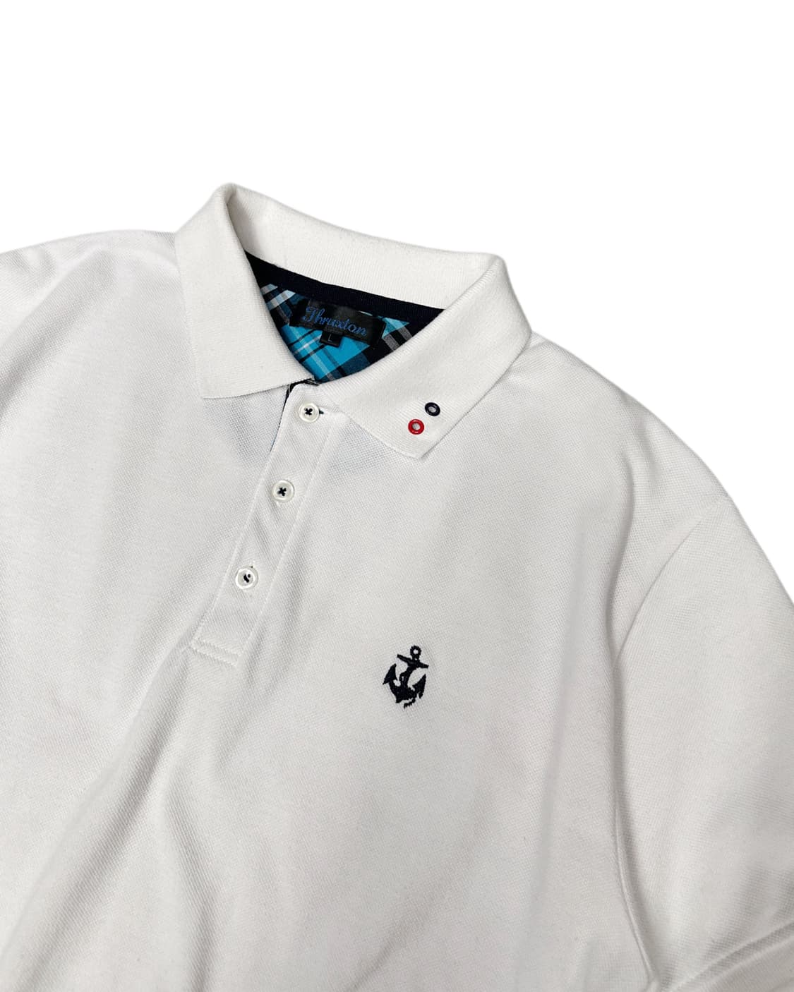 THRUXTON white anchor pk t-shirt 상품이미지2