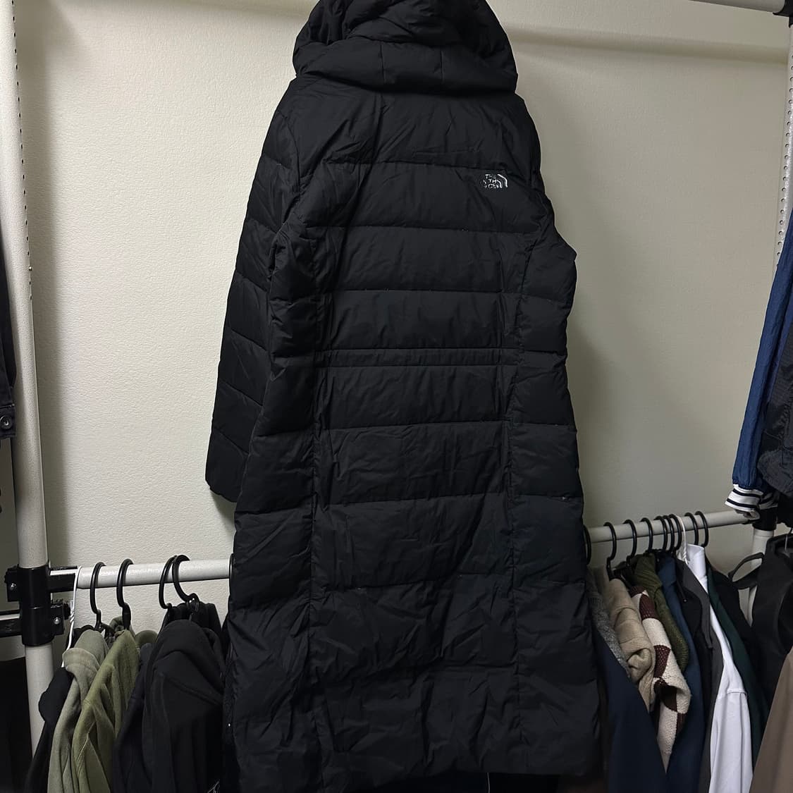 노스페이스 블랙 롱패딩 상품이미지2