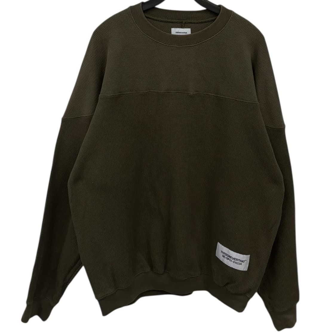 디스이즈네버댓 와플 맨투맨 상품이미지1