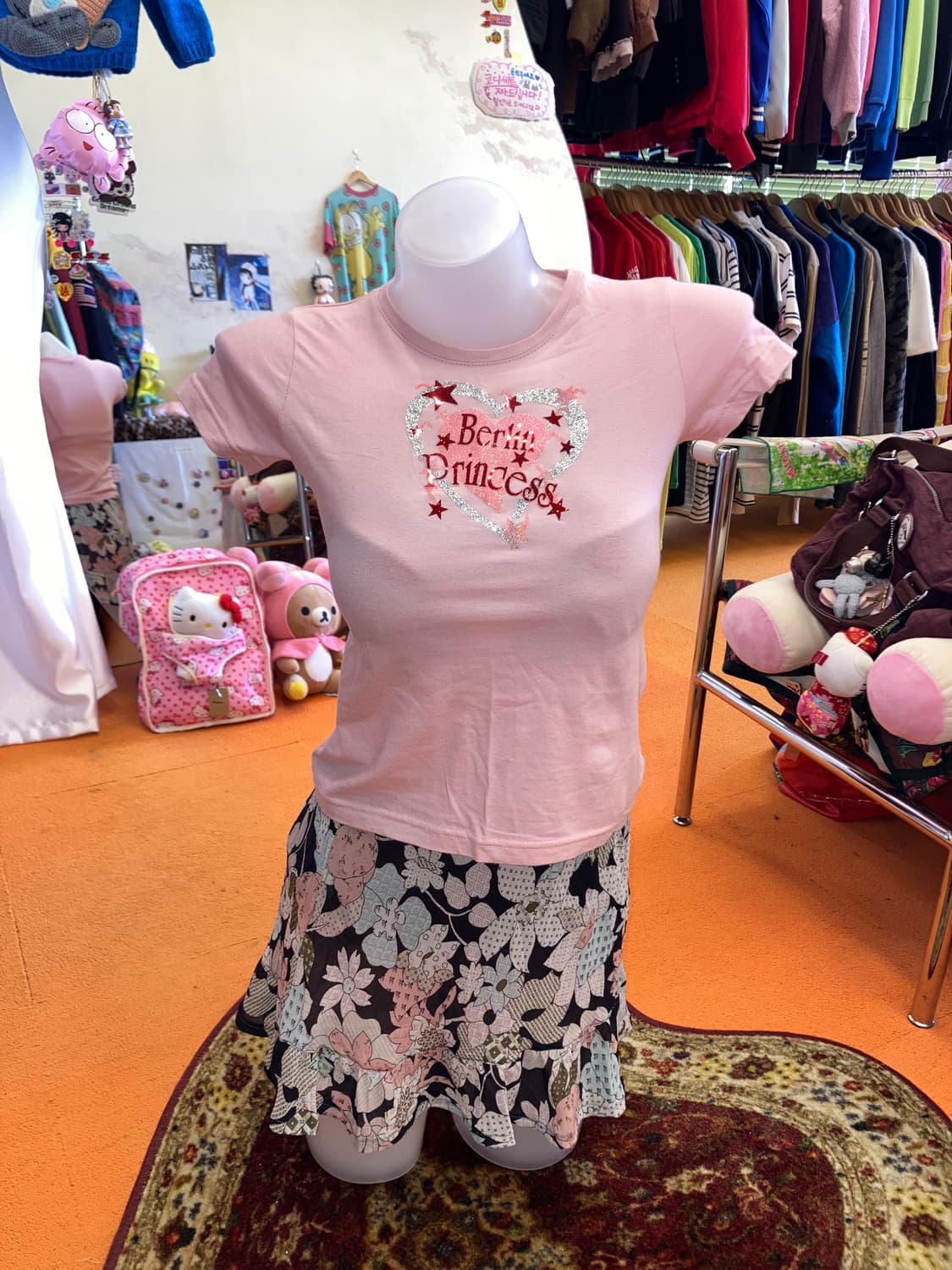 베이비핏 핑크 티셔츠 상품이미지3