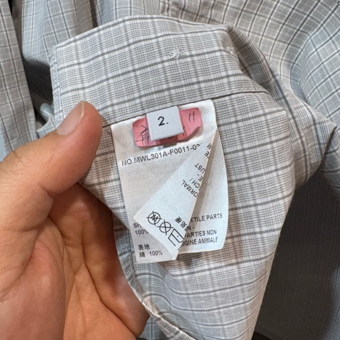 [2] THOM BROWNE 톰브라운 체크 셔츠 상품이미지7