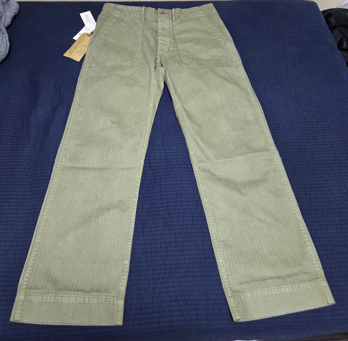 (새상품)RRL 헤링본 퍼티그 팬츠 32/32 상품이미지1