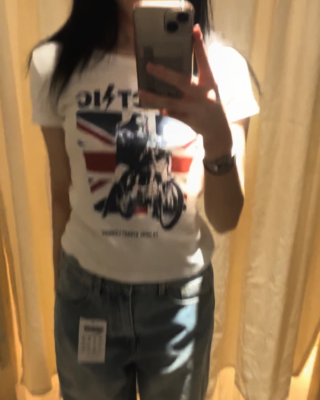 브랜디 멜빌 프린팅 슬림핏 티 상품이미지2