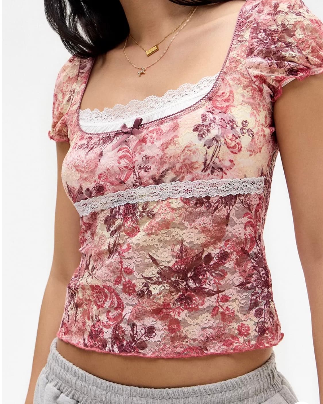 Urban outfitters lace top 상품이미지3
