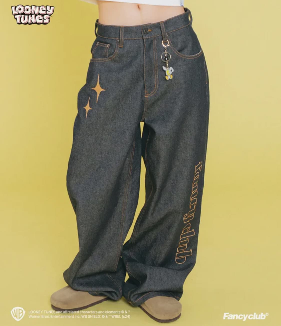 팬시클럽 트위티 오버와이드 생지 데님 상품이미지2