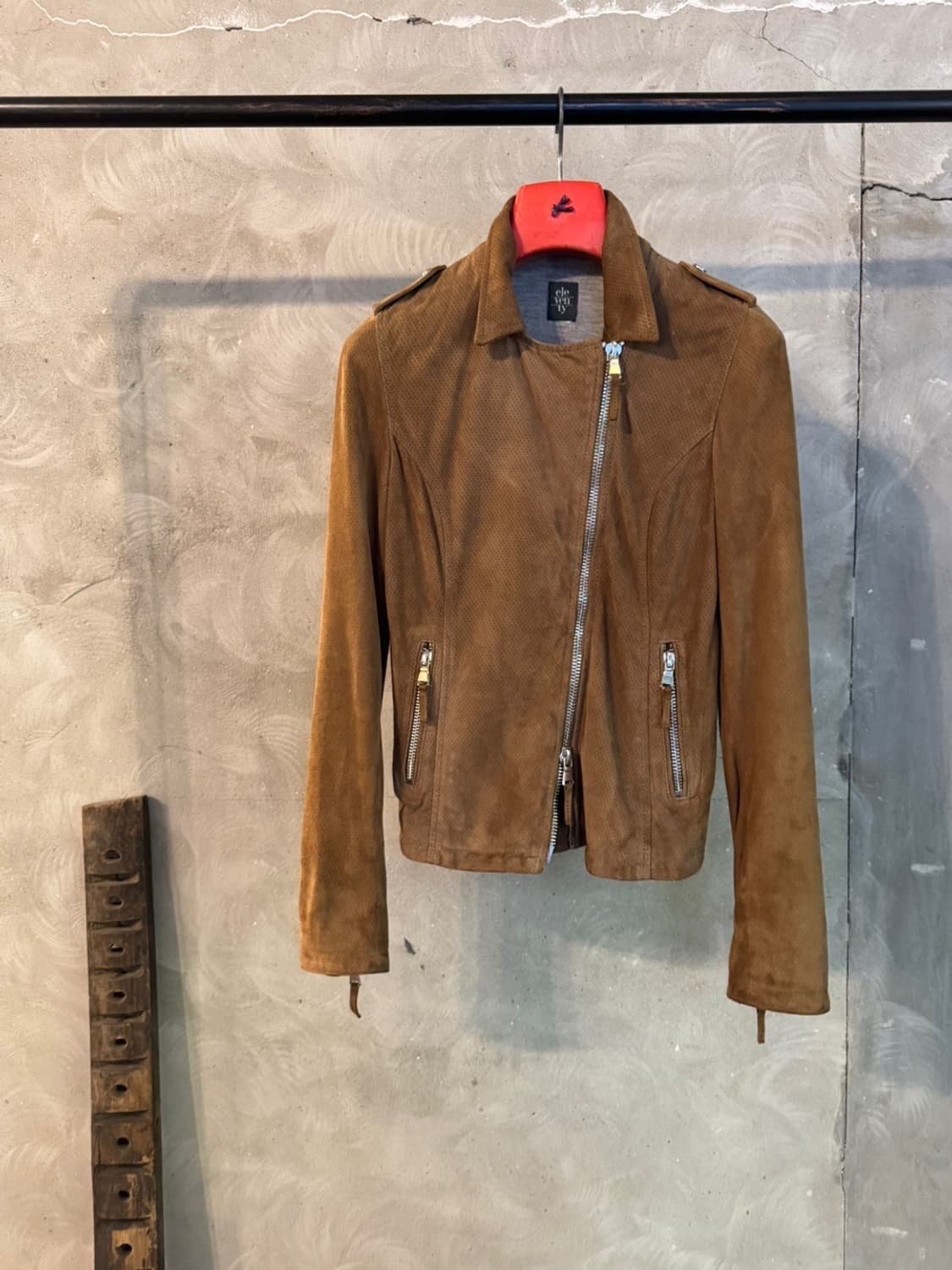 일레븐티 스웨이드 레더 라이더 자켓 55 상품이미지3