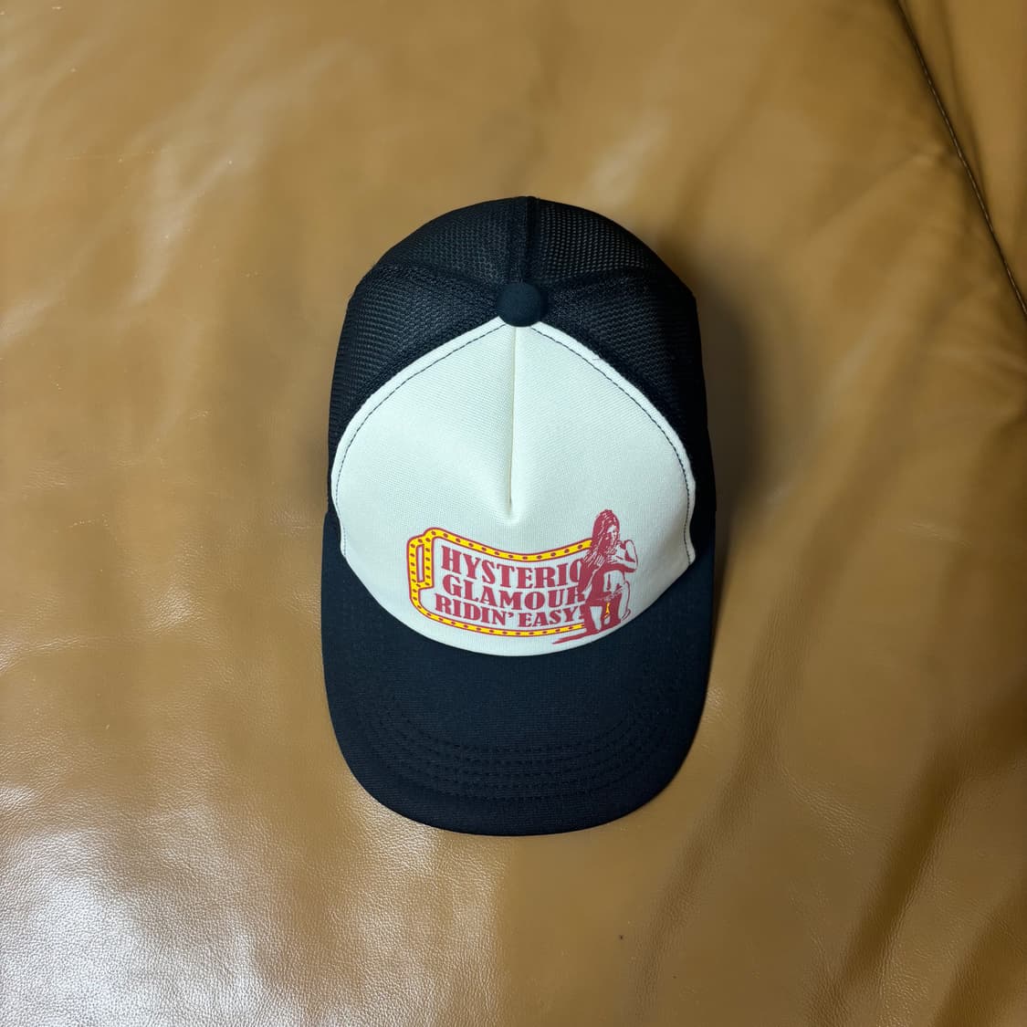 Hysteric Glamour 히스테릭글래머 블랙 6패널 메쉬 볼캡 모자 상품이미지5