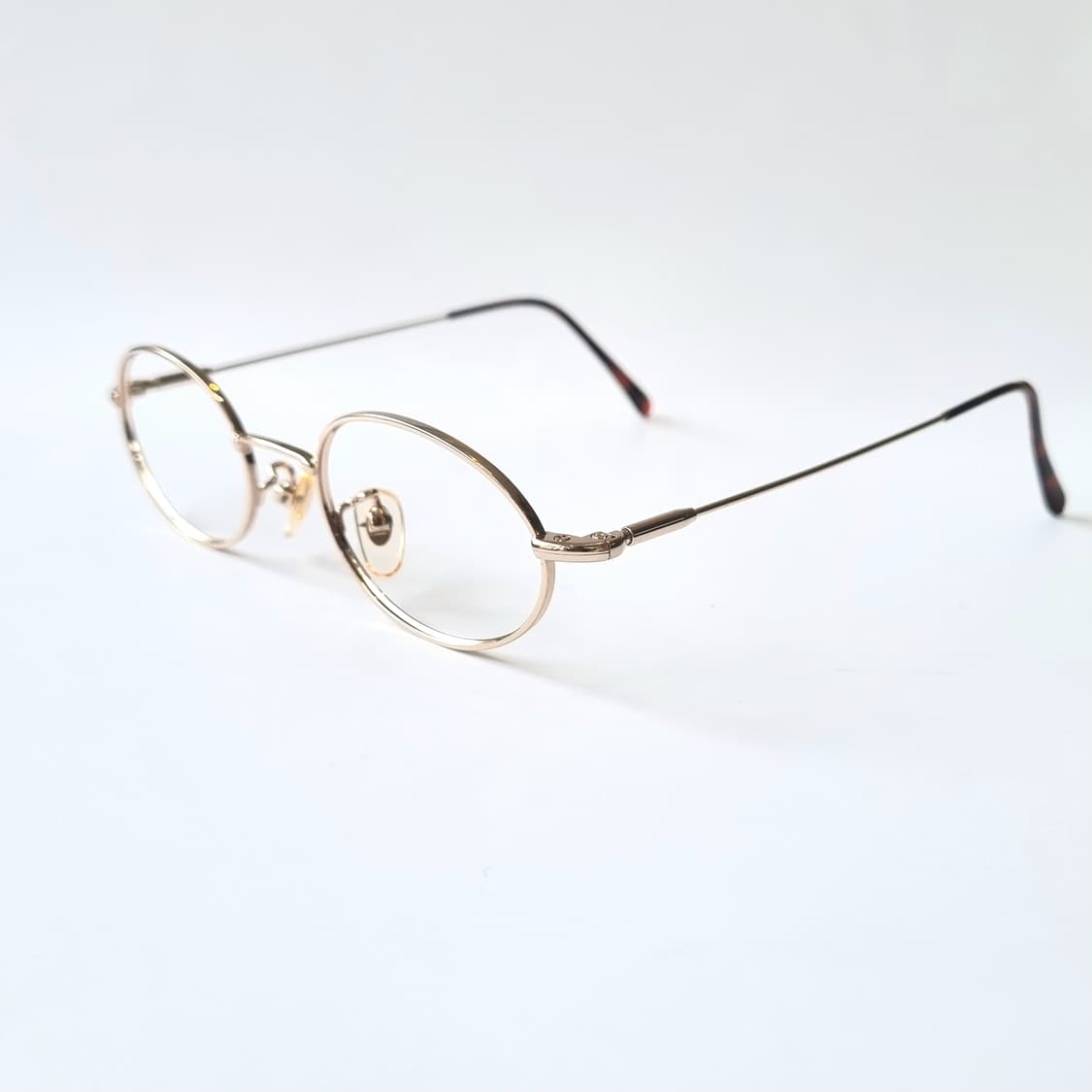 진열상품 타원형 스텐다드 골드 안경테 396 상품이미지3