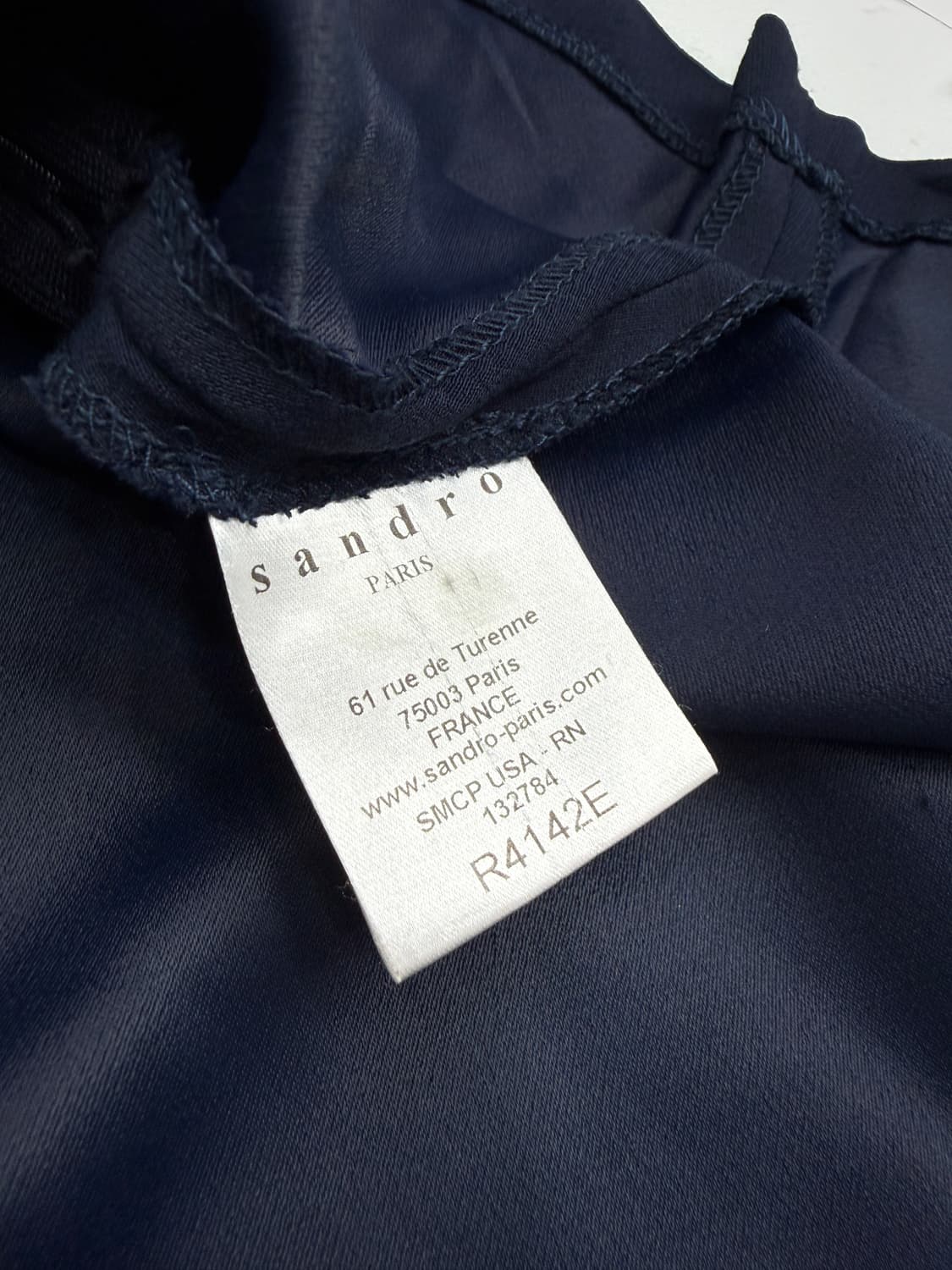 산드로 네이비 민소매 원피스 상품이미지4