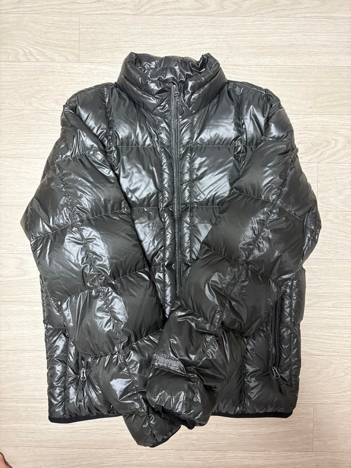 디스이즈네버댓 퍼텍스 경량패딩 블랙 상품이미지5