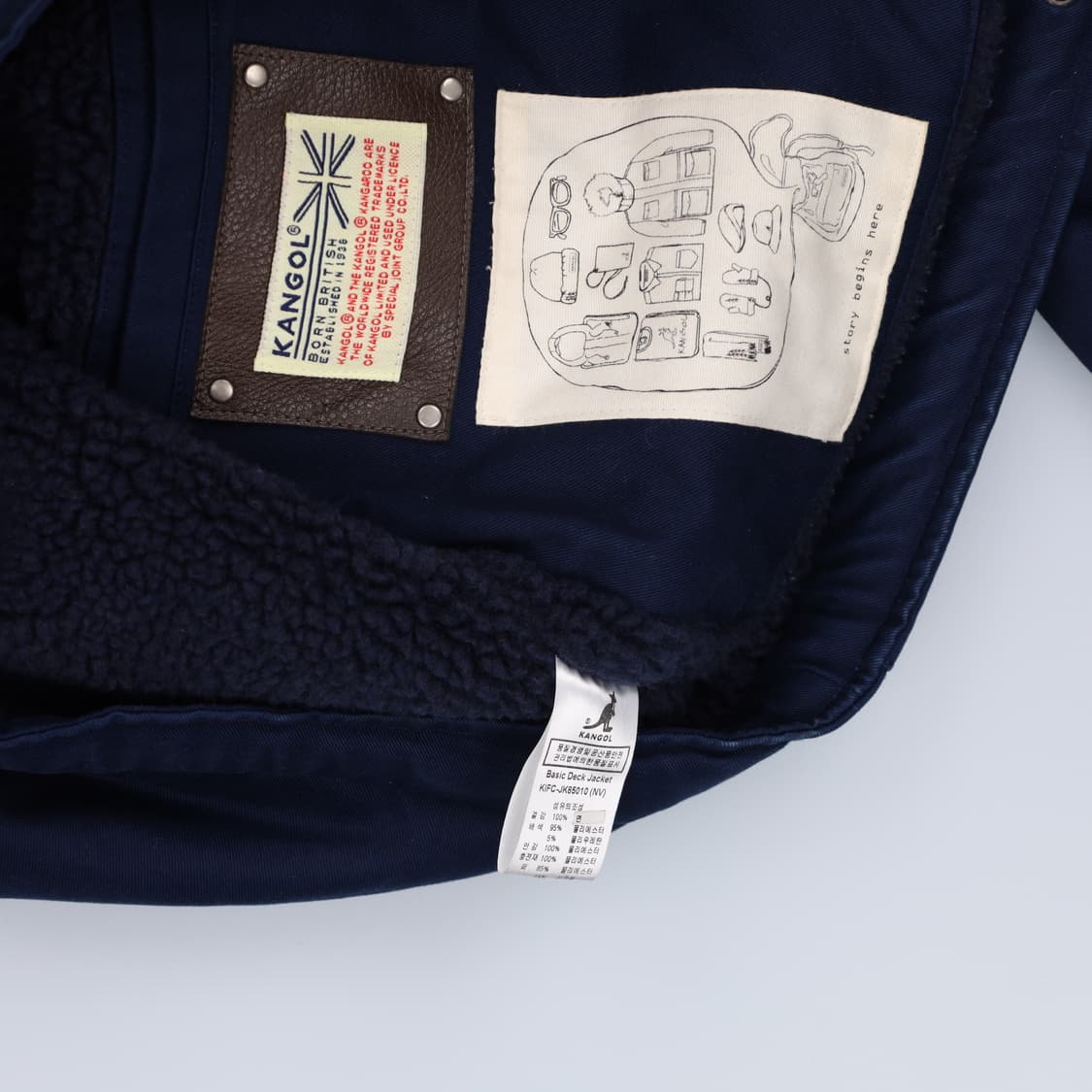 [L] 캉골 양털 덱 자켓 점퍼 0106H1 상품이미지4