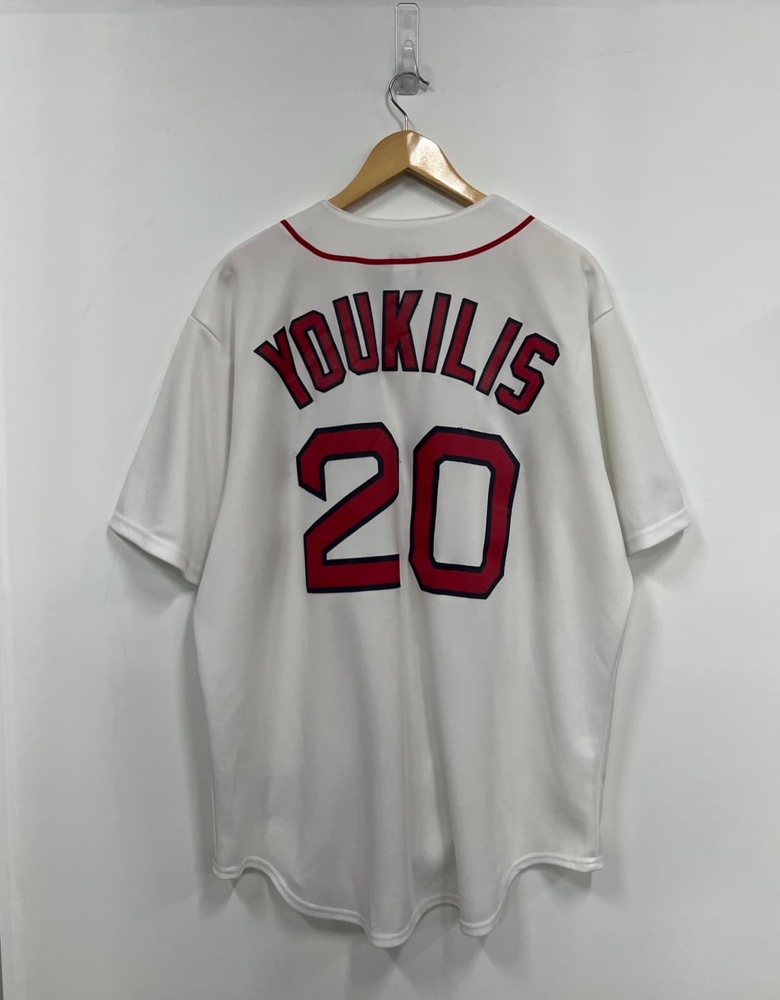 마제스틱 레드삭스 케빈 유킬리스 마킹 유니폼 반팔 져지 상품이미지8