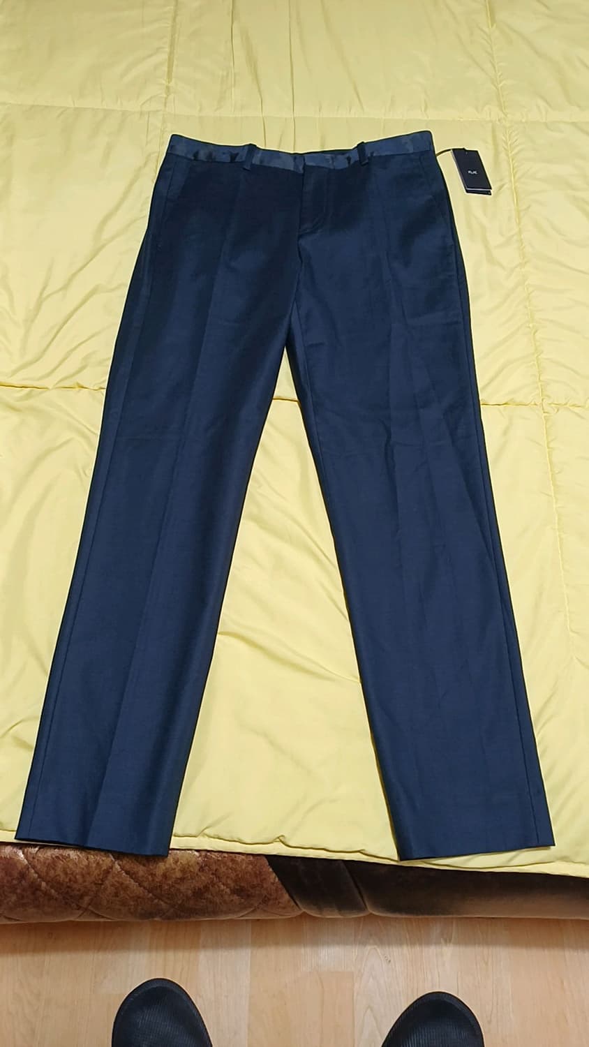 플랙 미사용 스판면바지 실측31인치 기장99 상품이미지1