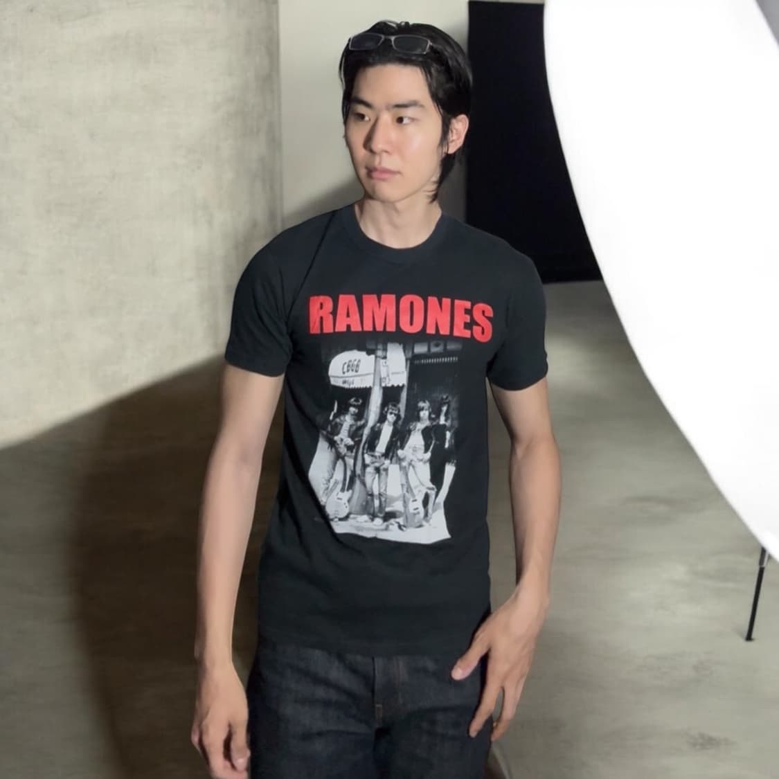 빈티지 라몬즈 ramones 밴드티 S 상품이미지1