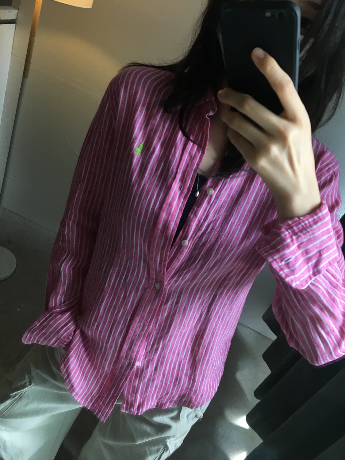 폴로 랄프로렌 스트라이프 코튼셔츠 상품이미지2