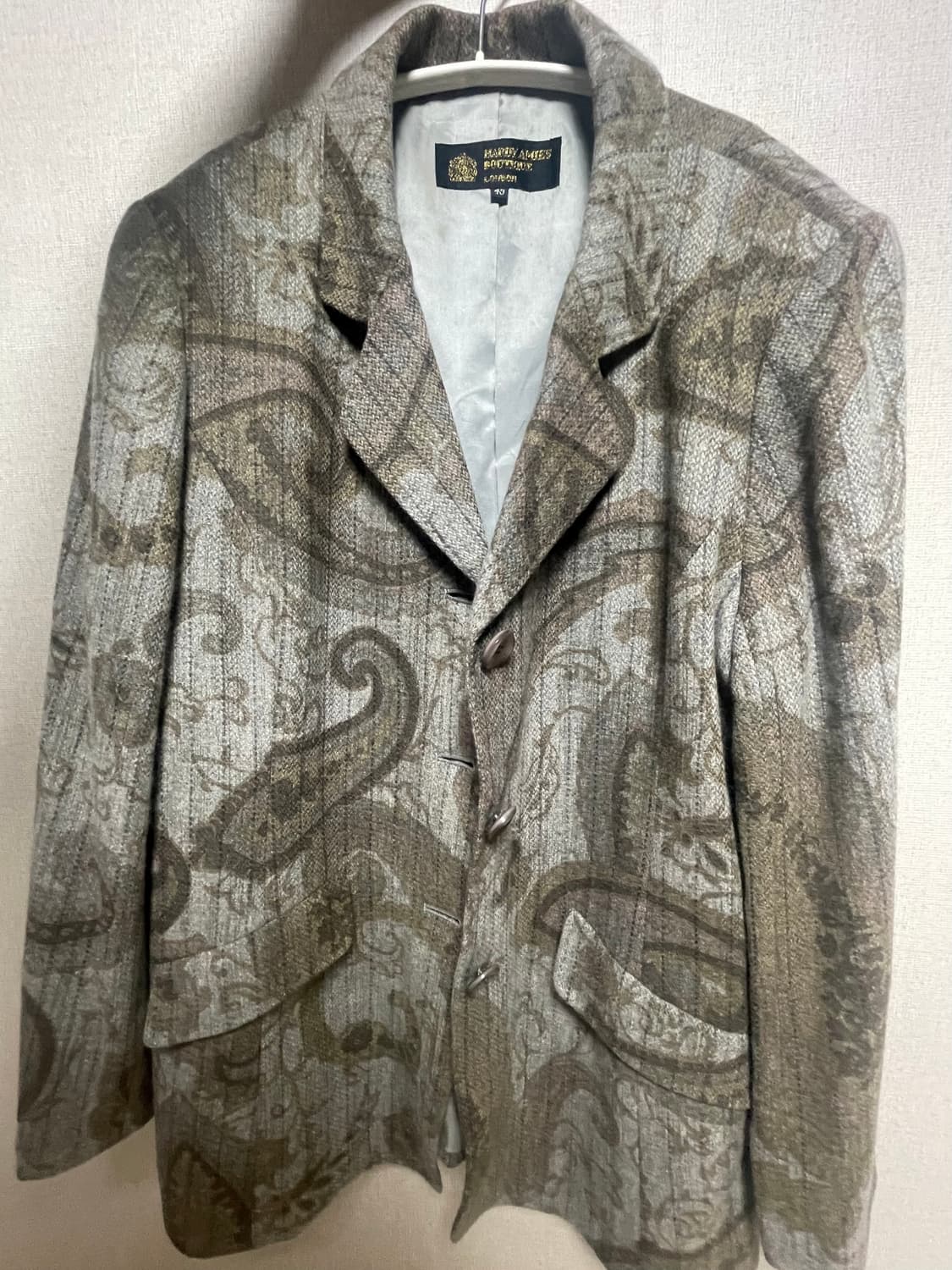 페이즐리 패턴 자켓 상품이미지1