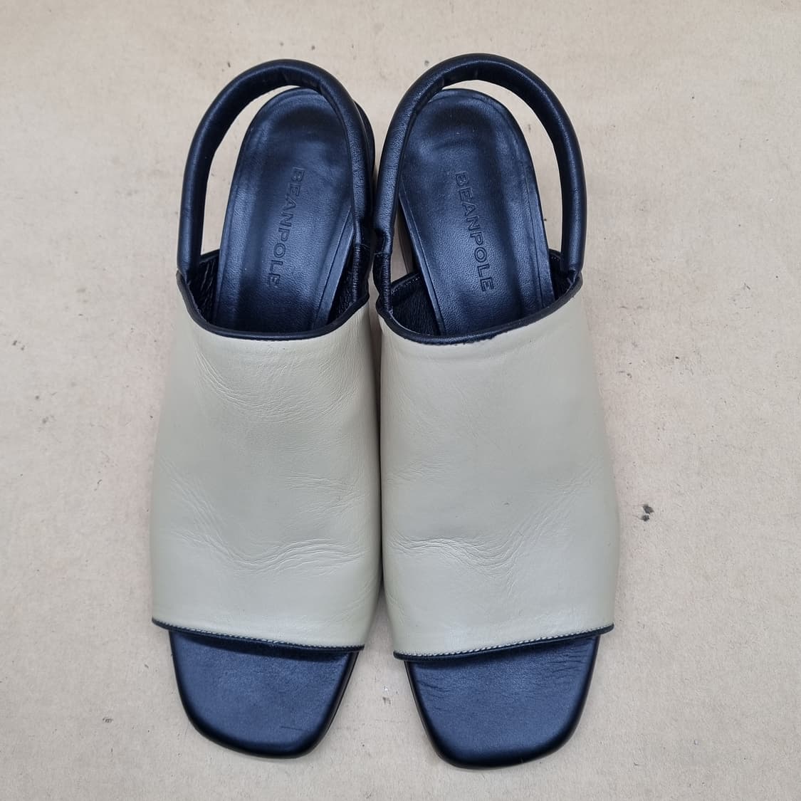 빈폴 오픈토 여성샌들 실사이즈240 굽5 상품이미지2
