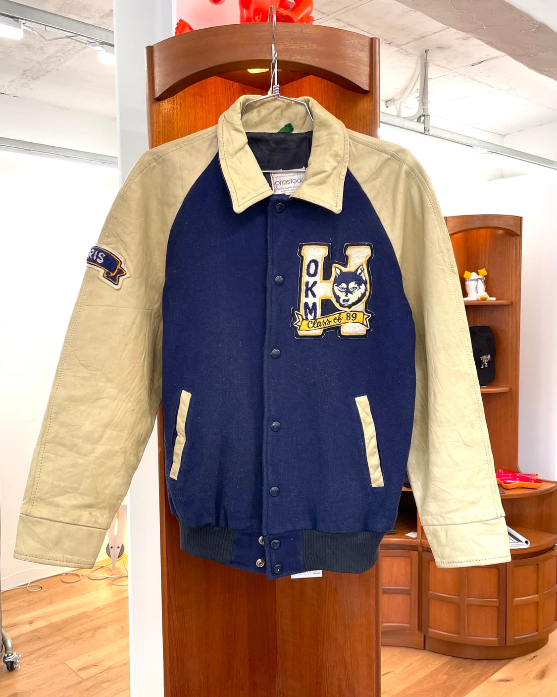 [L] 80s 빈티지 바시티 자켓 상품이미지5