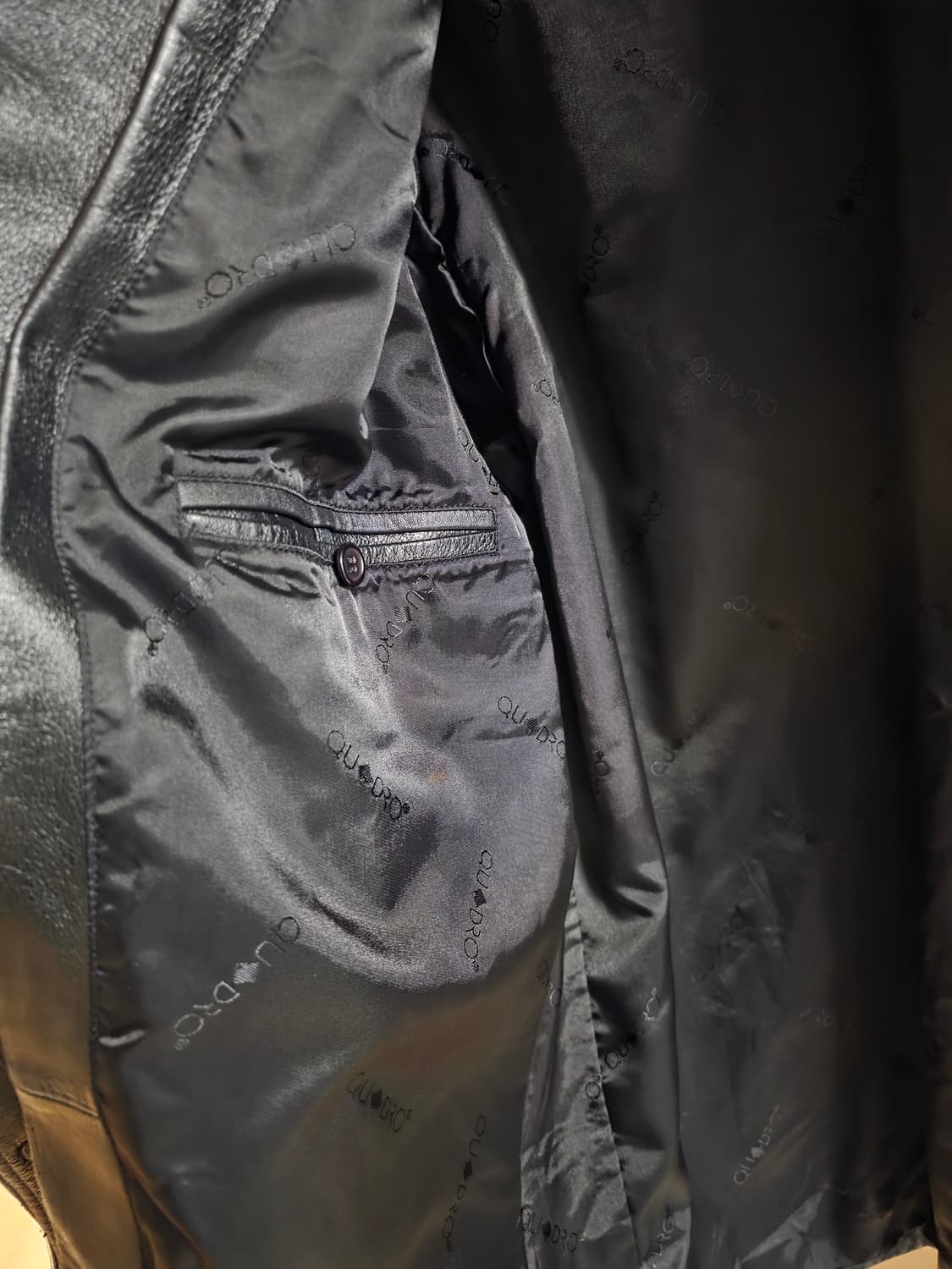 QU◇DRO Vintage Single Leather Jacket  상품이미지6