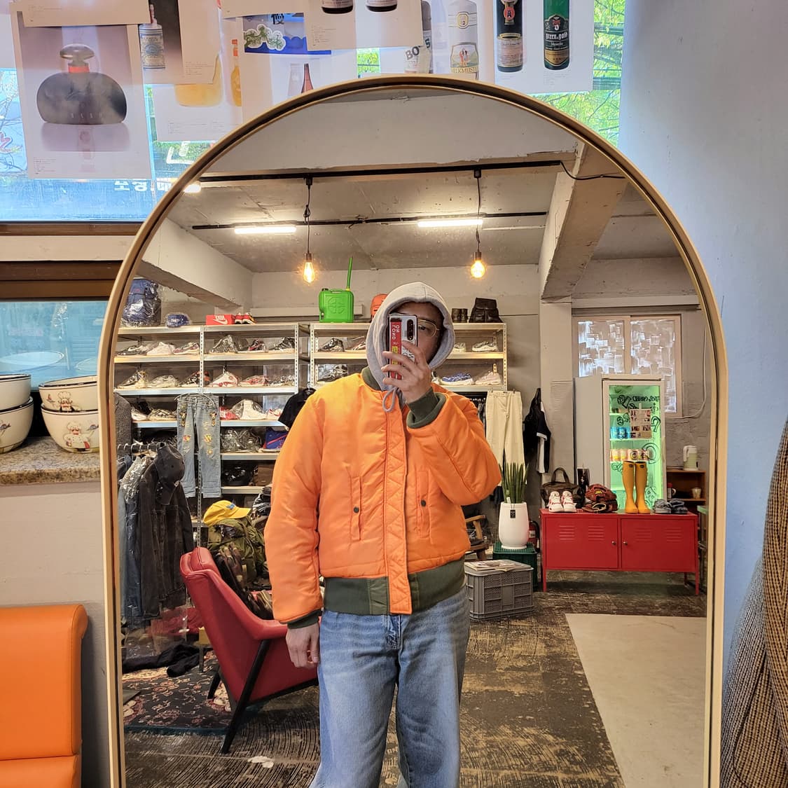 알파인더스트리 MA-1 자켓 (M) 상품이미지3