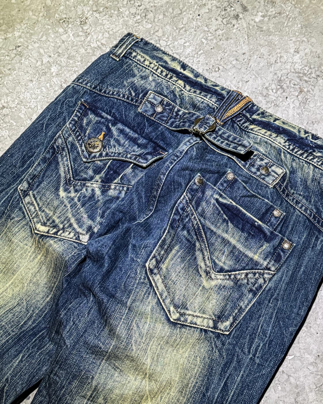 Blow By Blue – Vintage Zip Detail Straig 상품이미지8