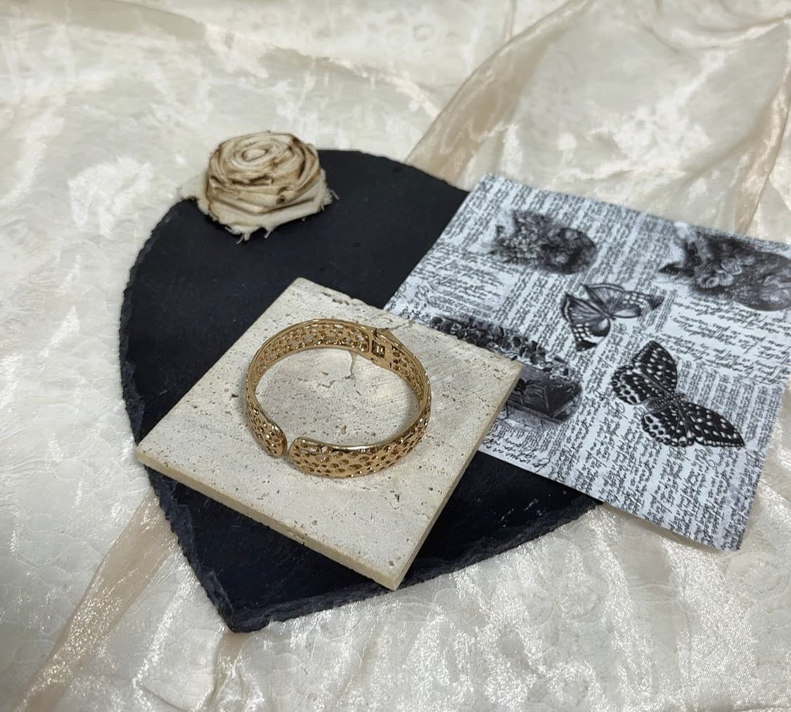 빈티지 메탈 오픈 팔찌 상품이미지1