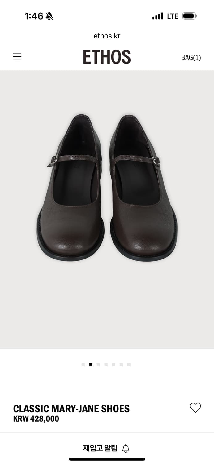 새) 에토스 CLASSIC MARY-JANE SHOES 260 상품이미지1