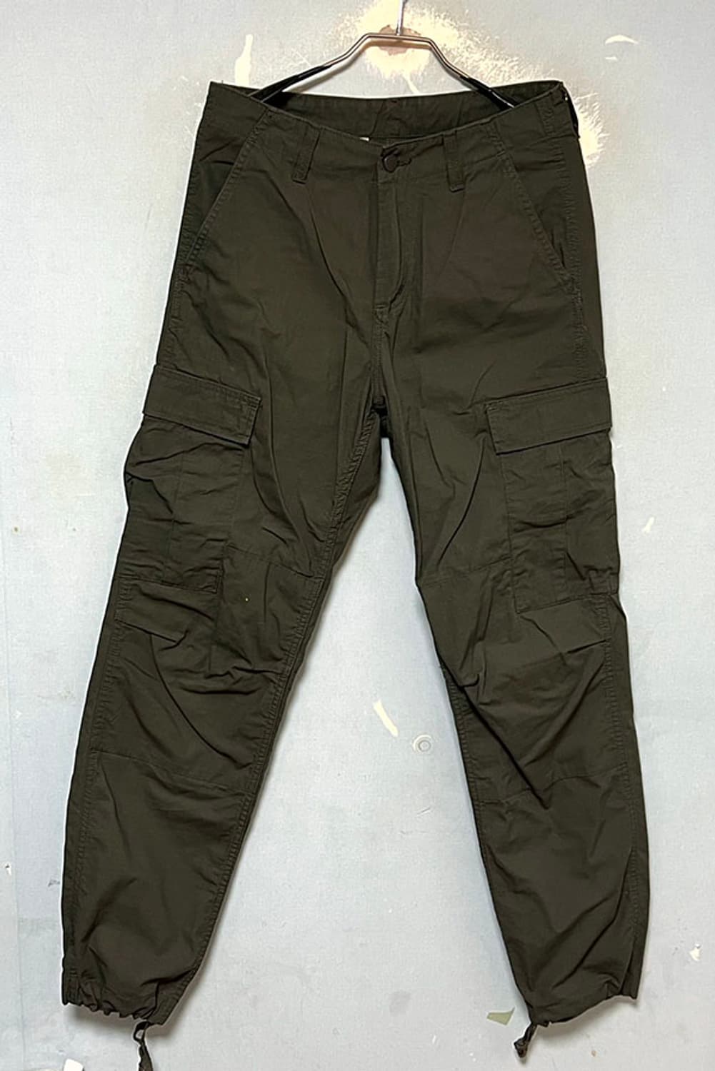 칼하트 WIP 레귤러 카고팬츠 남자 여름 캐주얼 립스탑 S 28X32 상품이미지1