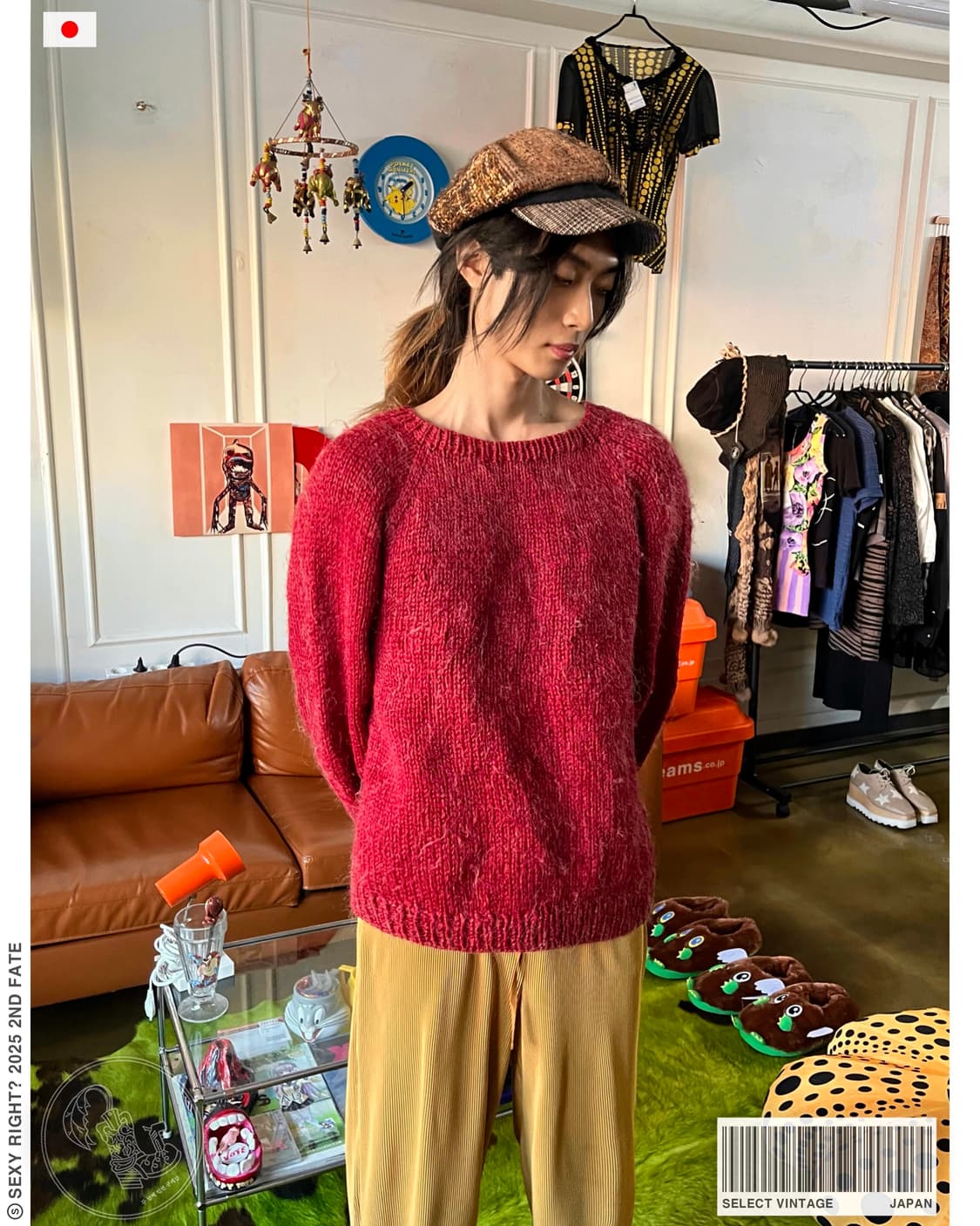 JPN Vintage Handmade Angora Knit Sweater 상품이미지1