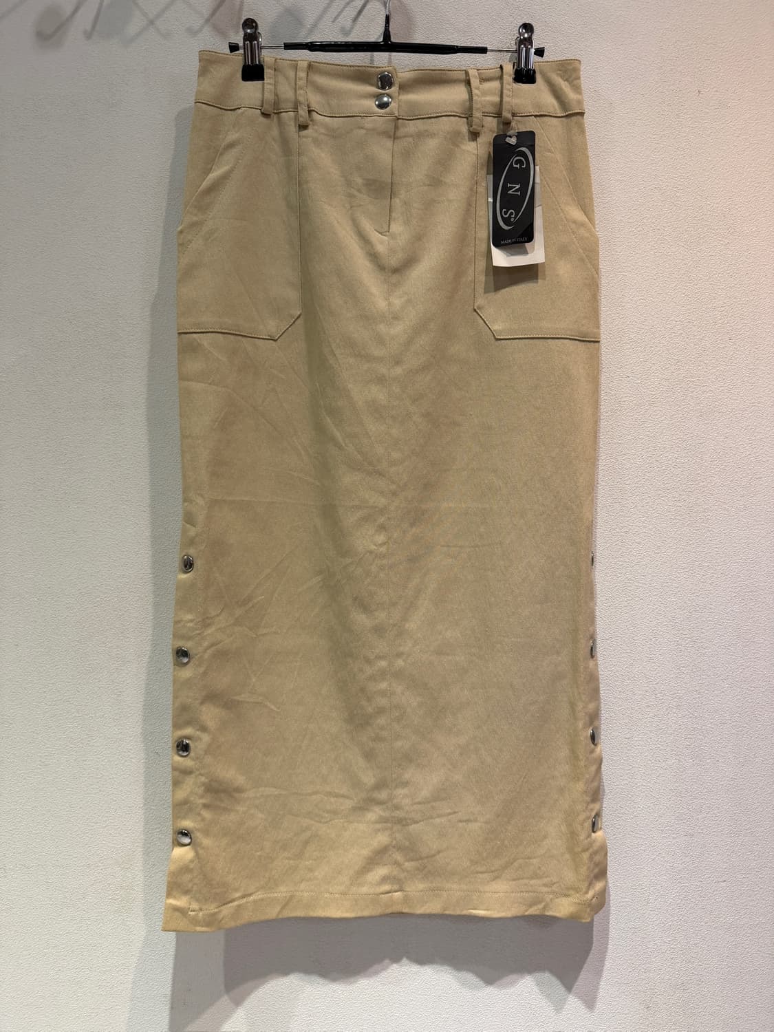 GNS Beige Long Skirt (Made In Italy) 상품이미지1