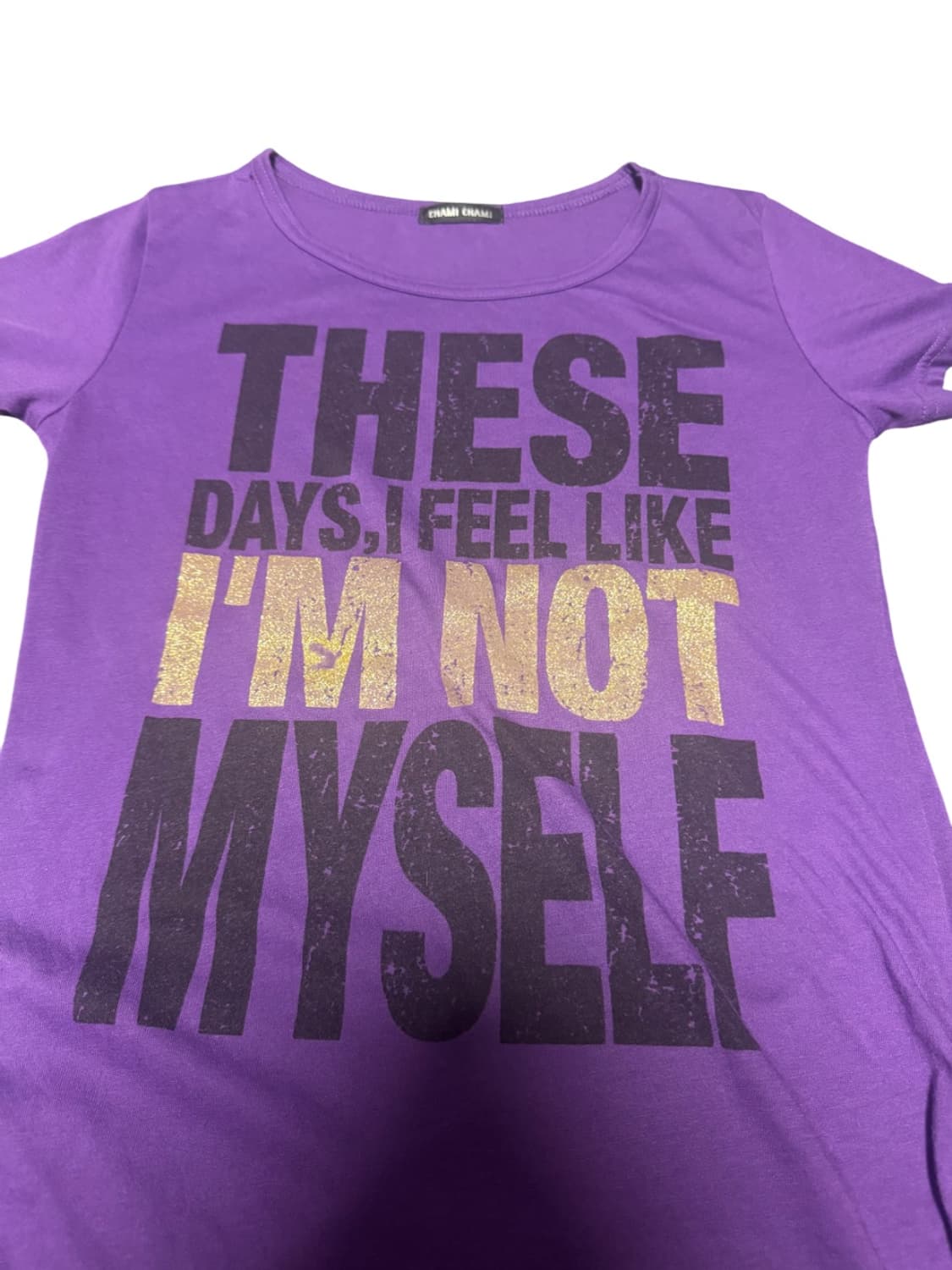 Punk style purple t-shirt 상품이미지3