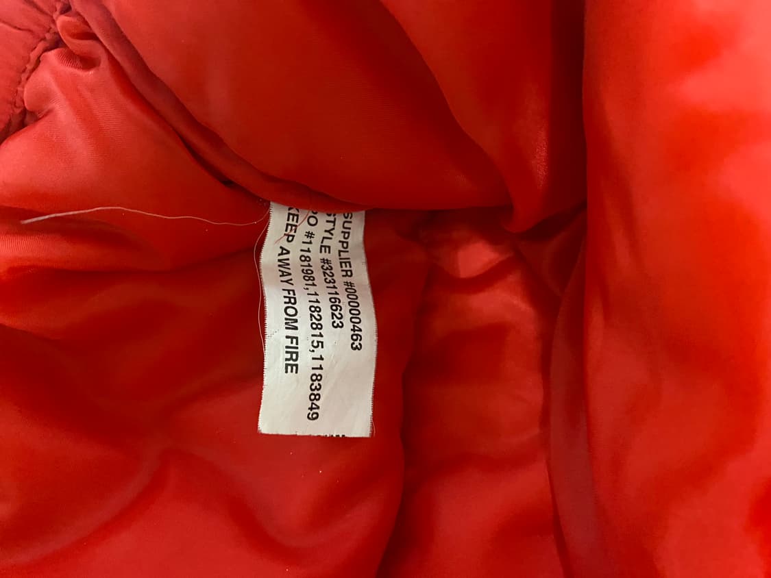 폴로 랄프로렌 레드 덕다운 푸퍼 패딩 14-16 상품이미지6