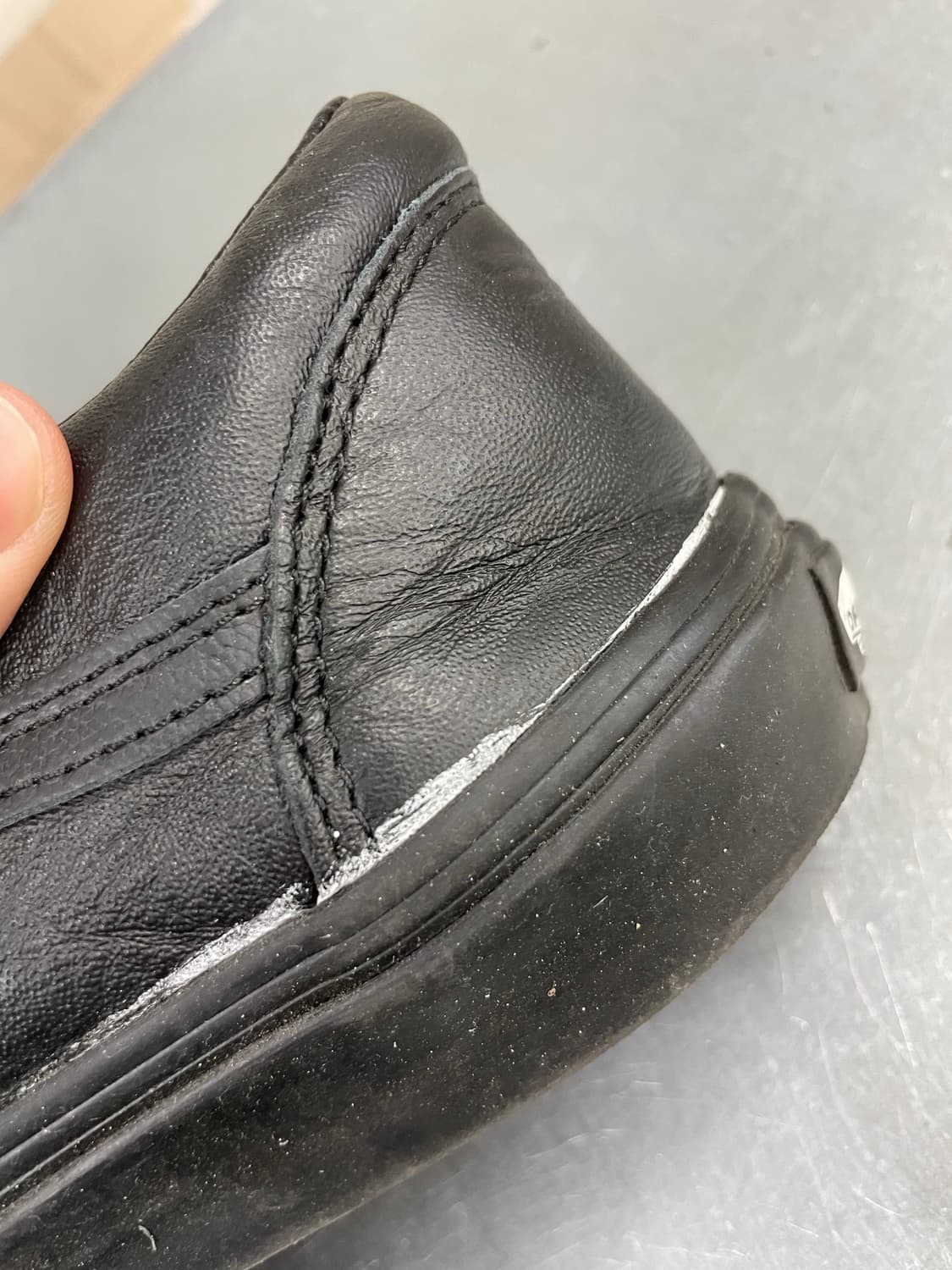 반스 올드스쿨 레더 블랙 280 상품이미지9