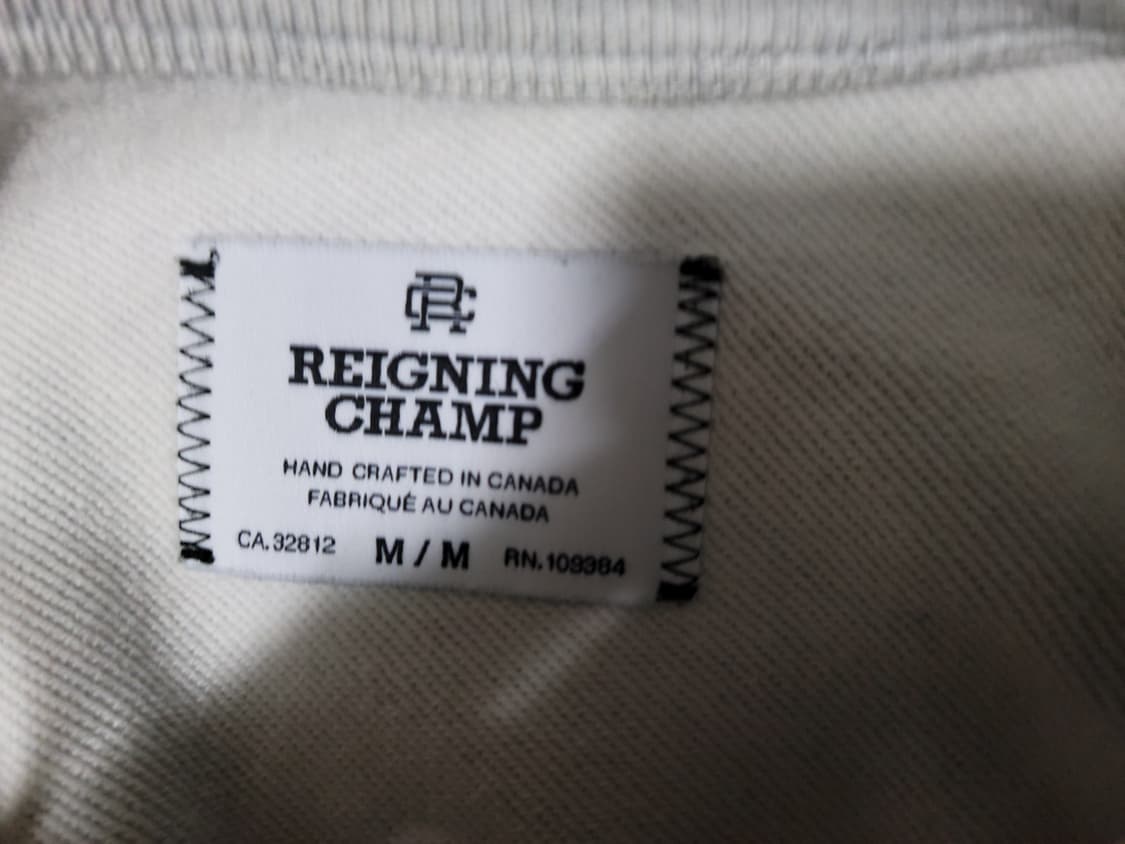 REIGNING CHAMP 레이닝챔프 맨투맨 M/M 라이트그레이 상품이미지6